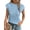 Light Blue, variant on PRETTYGARDEN Women's Summer Going Out Tops Dressy Casual Crewneck Short Sleeve Textured Basic Cute Trendy T Shirts Tee Blouse