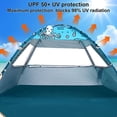 thumbnail image 4 of Carpa de playa ANJ Outdoors Ocean World 2 en 1 para 3-4 personas, 4 of 7