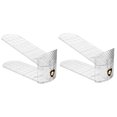 thumbnail image 4 of EIMELI 2 Pcs Organiseur d'Espaces pour Chaussures Support d'Étagère à Chaussures à Deux Niveaux pour Entrée Couloir Salle de Bain Salon, 4 of 8