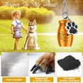 thumbnail image 3 of Pet Urn Keychain - Waterproof Moistureproof - Cat Cremation Ash Jar - Mini Dog Finger Storage Bottle - Puppy Paw Pendant Pet Souvenir, 3 of 8