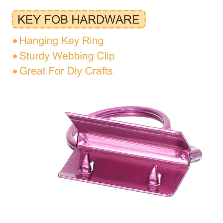 Key Fob Hardware - Pink Key Fob Hardware - Pink