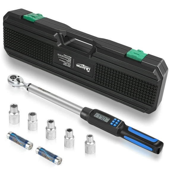 NEW Digital Torque Wrench Adjustable 1/2" Drive 10-200NM ±2% Accuracy