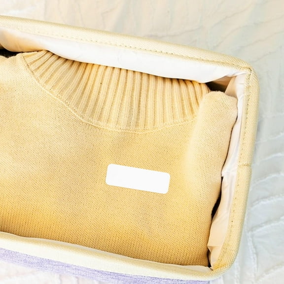 ibasenice 20Pcs Handwrite Iron on Clothing Labels White Fabric Name Tags for Sewing Laundry and Garment Use