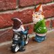 thumbnail image 3 of Estatuas de gnomos de jardín | Gnomos traviesos | Decoraciones de jardín de gnomos divertidos para jardín exterior - Garden Knomes Peeing Namotu WMPH-1529, 3 of 5