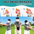 thumbnail image 2 of Golf Training Aid, Smart Ball for Golf Swing Trainer, Golf Training Ball Between Arms - Connector & Hanger Golf Practice Equipment, Inflatable Golf Swing Ball - Posture Correction for Beginners, 2 of 7