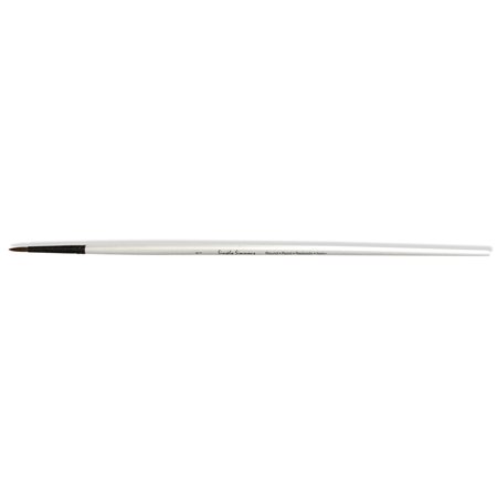 UPC: 0038372014080 | Robert Simmons Simply Simmons Extra-Firm Synthetic Long Handle Brush  Round  1