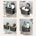 thumbnail image 3 of SPOORYYO Sponge For Kitchen Sink Movable Kitchen Sink Caddy With Shape Hook Plastic Hanging Sponge Caddy For Sponge Brush Sink Stopper Organizer, 3 of 6