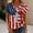 White, variant on Womens 250th Anniversary Usa Shirt Patriotic V Neck Glitter Butterfly Rose Print 250 anniversary usa flag shirts Black L