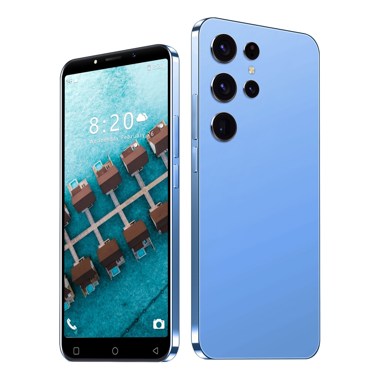 Cheap Smartphone,Unlocked Android Smartphone 8GB ROM+1GB RAM Android Phone 5IN HD Cell Phone 2MP Rear Camera System 1500mAh Phone Mobile Phone Large Storage