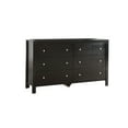 thumbnail image 3 of Glory Furniture Burlington 6-Drawers Bedroom Dresser in Black, 3 of 8