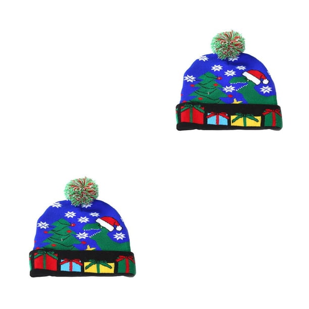 Minnieouse Sombrero de decoración Sombrero de LED para vacaciones de adultos Gorra de dibujos animados Sombrero de Navidad, Animal dinosaurio 2piezas Minnieouse CBP143728
