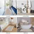 thumbnail image 4 of Stars Stripes Kitchen Mat 2 Piece 4th of July Kitchen Rugs Non Slip Star Eucalyptus Leaves Mats, Patriotic Soft Runner Rug Water Absorbent Star loor Mat for Sink 17"x30"+17"x47", 4 of 6