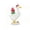 White, variant on Eolstice Large Porch Goose Statue, Realistic Hollow Plastic Garden Goose with Removable Cowboy Hat and Bandana, Outdoor Yard Decoration for Front Door Entryway