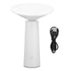 thumbnail image 1 of Lámpara de mesa LED recargable con control táctil, luz de escritorio ajustable, protección para los ojos con batería blanca, 1 of 14