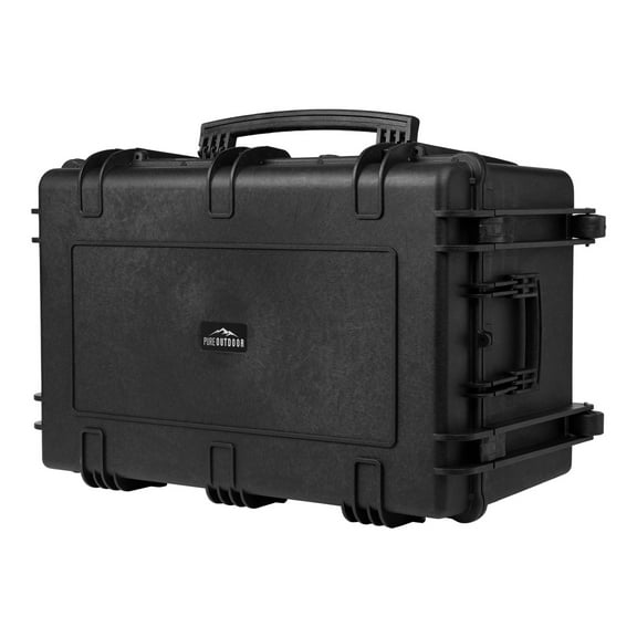 Monoprice Weatherproof Hard Case with Wheels and Customizable Foam, 33" x 22" x 17"