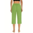thumbnail image 4 of Simua Women's Capri Pants Summer Loose Yoga Pants Comfy Workout Cropprd Pants with Pockets, 4 of 7
