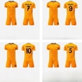 thumbnail image 2 of Traje de adultos, traje de niños, uniforme del equipo de fútbol, camiseta de fanáticos del Madrid para niños y niñas, traje de entrenamiento, conjunto de partido, camiseta informal, 2 of 4