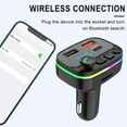 thumbnail image 4 of Birdeem Car Bluetooth 5.0 Wireless Handsfree Car Fm Transmitter Receiver Radio Mp3 Adapter Player 2 Usb+Pd Charger Kit, 4 of 12