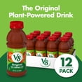 thumbnail image 2 of V8 Original 100% Vegetable Juice, 12 Fl Oz Bottle (12 Pack) Packaing may&nbsp;vary, 2 of 3
