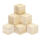 thumbnail image 1 of Cubos de madera para manualidades 50 Pcs Bloques de madera sólida natural para proyectos de bricolaje, fabricación de rompecabezas, letras y sellos, 1 of 6