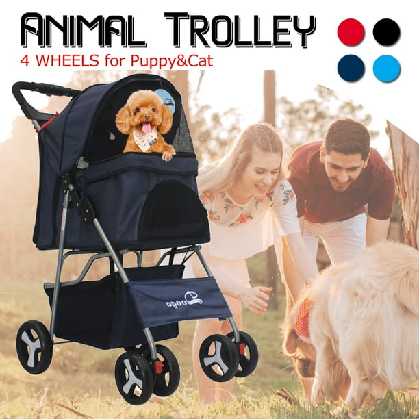DOOGO Pet Gear Stroller for Dog Cat and More, Foldable Carrier