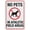 Warning Sign 2, variant on No Right Turn Sign 8"x12" Tin Sign Great For Garden And Yard Wall Decor