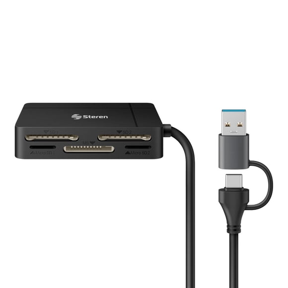 STEREN Lector-Escritor USB C / USB 3.0 OTG para tarjetas de memoria USB-684