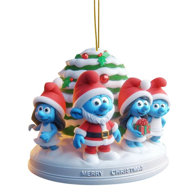 Árbol De Navidad Acrílico 2D Colgante Colgante De Navidad Colgante Con Forma De Árbol De Navidad Colgante Acrílico De Navidad Colgante De Año Nuevo 4