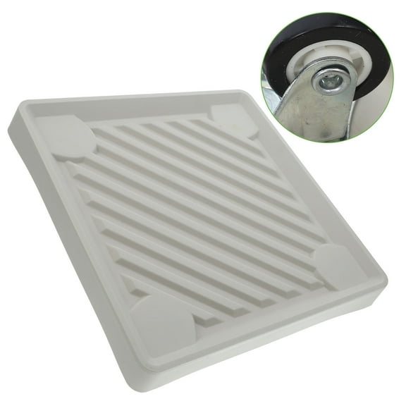 Hemoton Square Plant Stand with Wheels 1 Set Heavy Duty Plant Dolly with Casters Movable Pot Base for Garden and Home