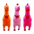 thumbnail image 4 of Juguete para perros de 17 cm, nueva mascota, goma, , sonido de pollo, masticable, chirrido, chillido, - Naranja Colco Juguete del pollo del perrito del animal doméstico, 4 of 8