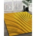 thumbnail image 3 of Ahgly Company Tapis d'Intérieur Lavables en Machine à l'État de Transition Jaune Foncé, 2' x 3', 3 of 7