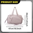 thumbnail image 5 of DYNWAVECA Tennis Racket Bag Versatile with Adjustable Shoulder Strap Sports Duffle Bag Pink, 5 of 5