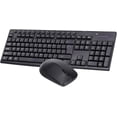 thumbnail image 1 of Set Teclado y Mouse Inalámbrico 2.4GHz USB, Kit Ergonómico para PC, Laptop y Oficina, Bajo Consumo de Energía, Plug and Play, 1 of 5