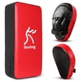 thumbnail image 1 of Juego de guantes de boxeo Odoland Kick Pad, color negro y rojo, 1 of 9
