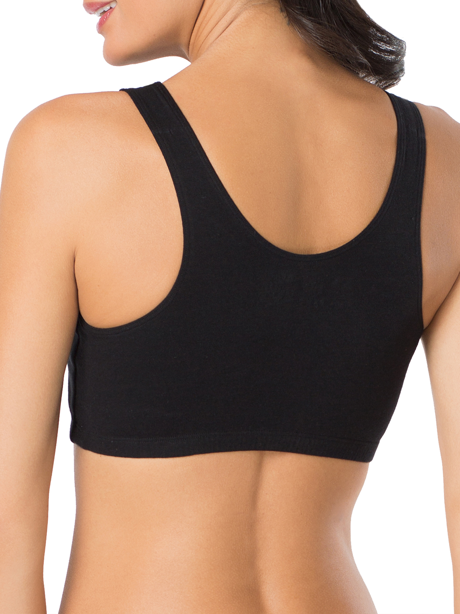 Fruit of the Loom Women's Tank Style Cotton Sports Bra, 3-Pack, Style-9012 - image 4 of 9
