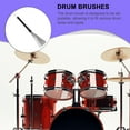 thumbnail image 2 of WORGEOUS 4 pcs  Drum Wire Drum Retractable Jazz Drum Wire Drumstick, 2 of 8