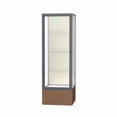 thumbnail image 2 of Waddell 576WB-SN-SS Monarch 24 x 72 x 24 in. Silver Swirl Base Unlighted Floor Display Case, White Back - Satin, 2 of 7