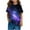5#Purple, variant on AUNVITO Boys Girls Star Print Casual Cotton Short Sleeve T-shirt Round Neck Cute Kids Fashion Top