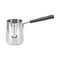 thumbnail image 4 of Long Handle Coffee Toroid Pitcher,  Turkish Coffee Pot, 304 Stainless Steel Rustproof Smoother Milk Frother Pitcher for Home Coffee Shop, 4 of 7