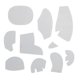 thumbnail image 1 of 10pcs Elephant Template Ruler Set Acrylic Quilting Template Cutting Set for Sewing Elephant Pattern Template Home Sewing Art Craft 10 Inch, 1 of 5