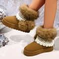 thumbnail image 6 of Npasoilc Snow Boots for Women,Winter Boots Mid-Calf,Fluff Boots with Fleece,and Fur-Lined Casual Boots, 6 of 8