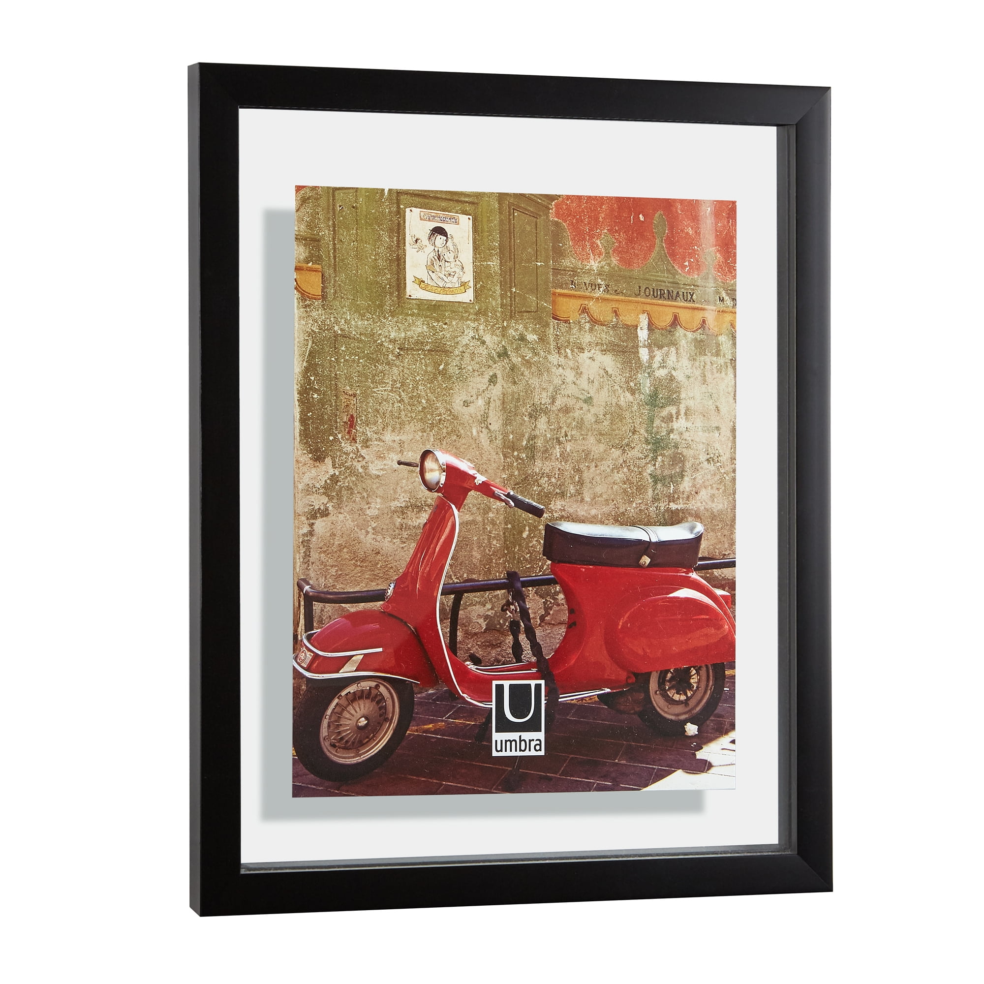 Umbra Doent Frame 11x14 Inch Modern Picture Designed To Display A Floating 8 5x11 Diploma Certificate Photo Or Artwork Black