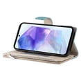 thumbnail image 3 of Funda cartera GANGXUN para Samsung Galaxy A55 , cuero PU con tarjetero, cremallera, correa de mano, soporte y protección 474°, 3 of 6