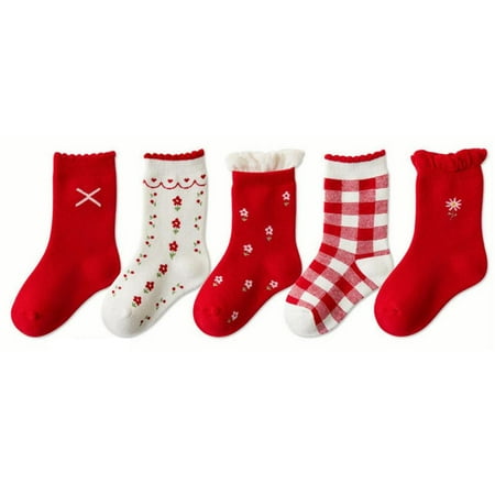 

Ankle Socks Cute Ruffle|Flower Print Socks for Girls|Casual Ankle Winter Socks Warm Super Soft Cotton Knit Floral Pattern Crew