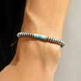 thumbnail image 4 of RSAMD Turquoise Reiki Healing Stone Bracelet Energy Hematite Stone Adjustable Braslet-1, 4 of 4