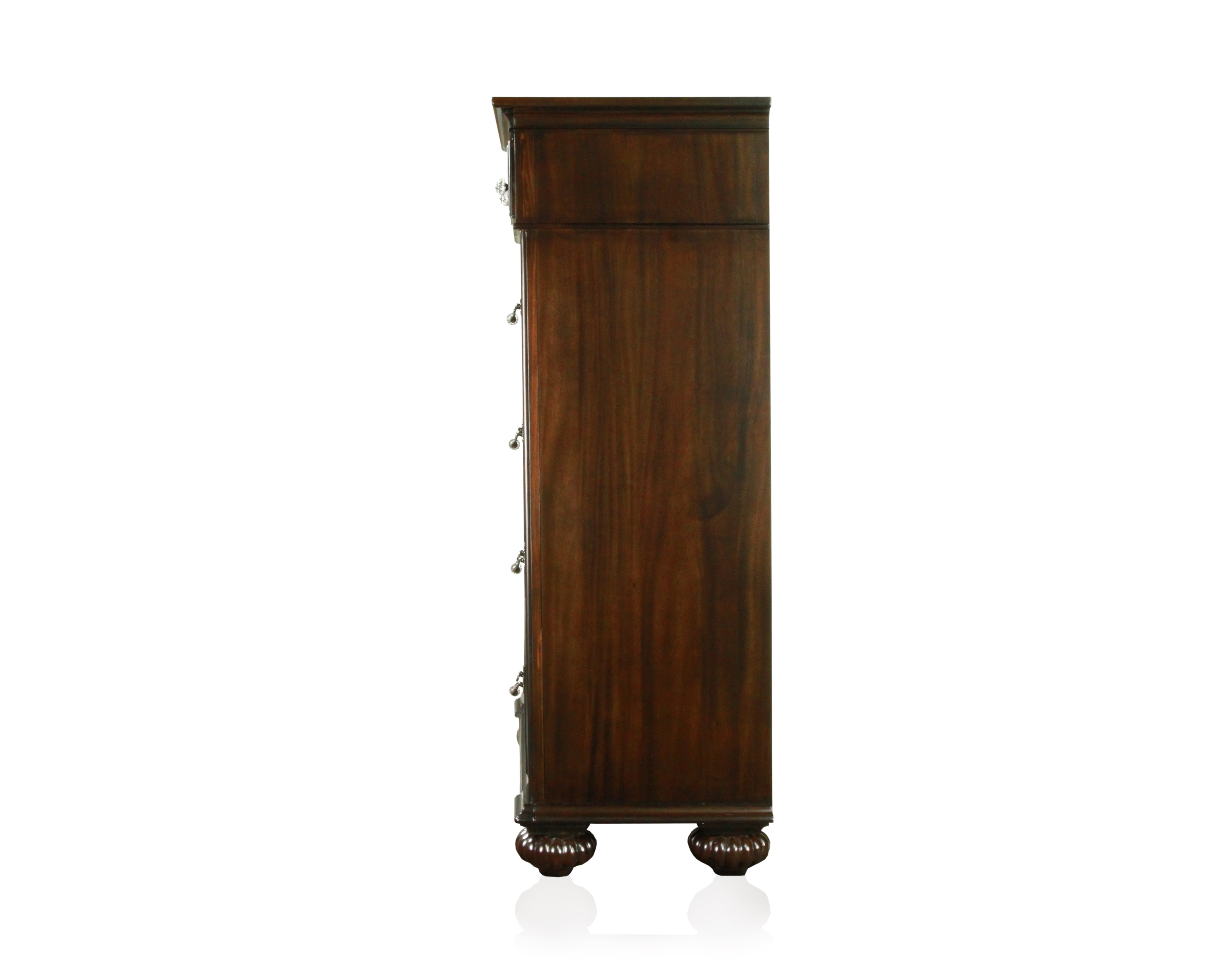 Furniture of America EL Paso Transitional 6-Drawer Chest, Dark Walnut