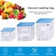 thumbnail image 4 of Bolsa de almacenamiento de alimentos al vacío reutilizable Bolsas de almacenamiento con cremallera sin BPA que se pueden volver a sellar, 4 of 9