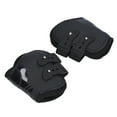 thumbnail image 3 of Juego de 2 protectores de tendón para caballos, resistentes y ajustables, con carcasa de PU, para patas traseras negras, talla L, 3 of 14