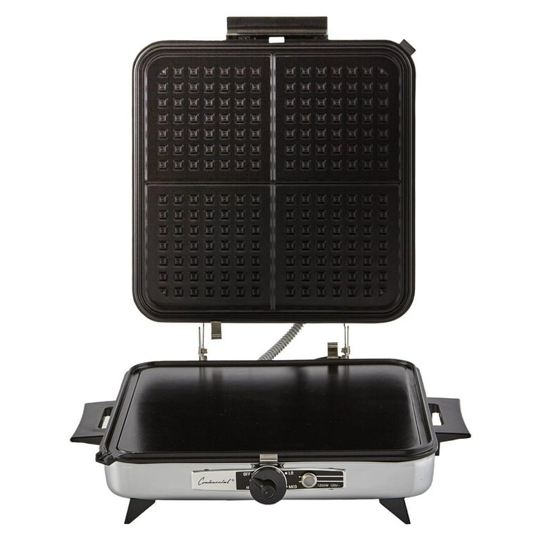 Black & Decker G48TD Grill & Waffle Baker Removable Nonstick Grids