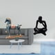 thumbnail image 2 of Figura de caballo,Figura de caballo Escultura animal coleccionable,Figura de lector abstracto,Estatua de pensador abstracto,arte,manualidades,decoraciones,Figuras humanas decorativas para, 2 of 8
